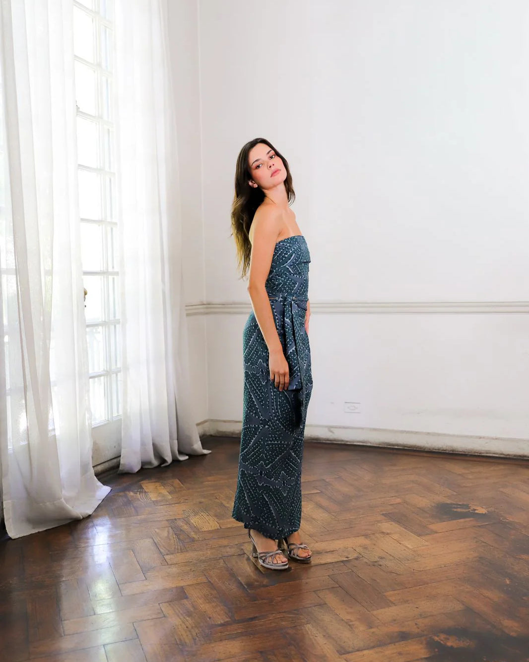 Pollera Triana Indigo
