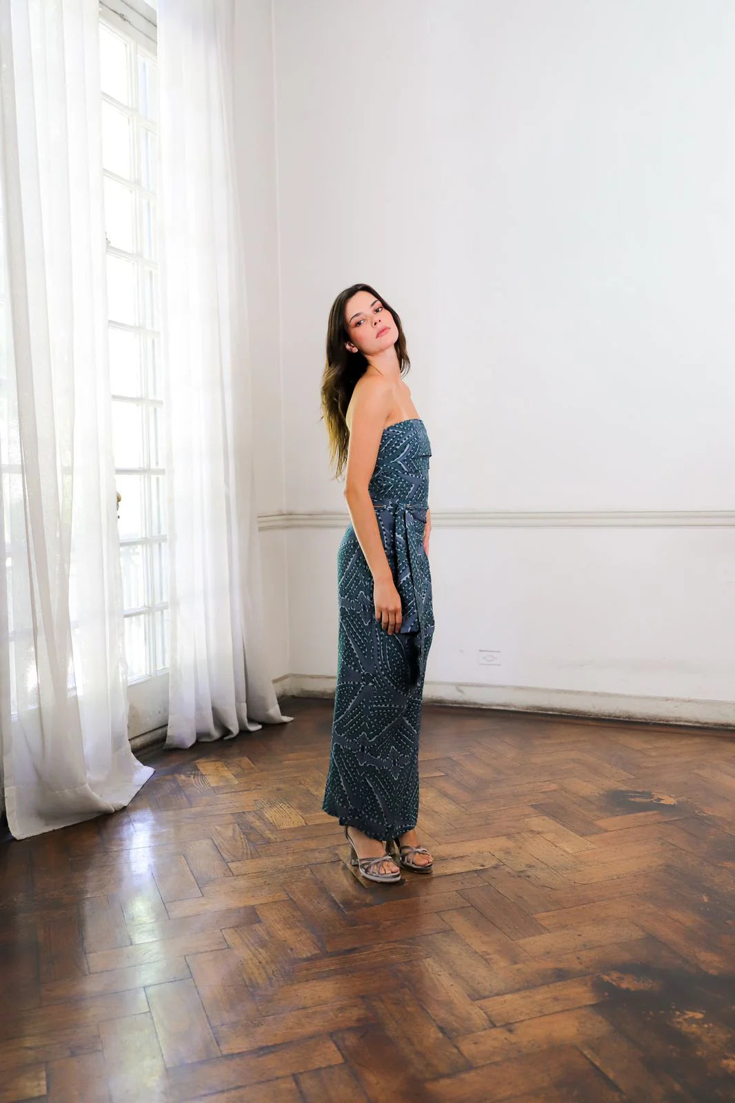 Pollera Triana Indigo