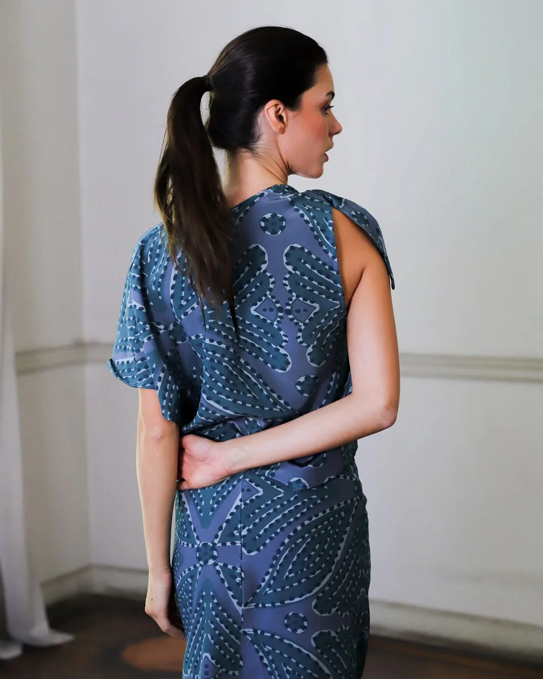 Pollera Triana Indigo