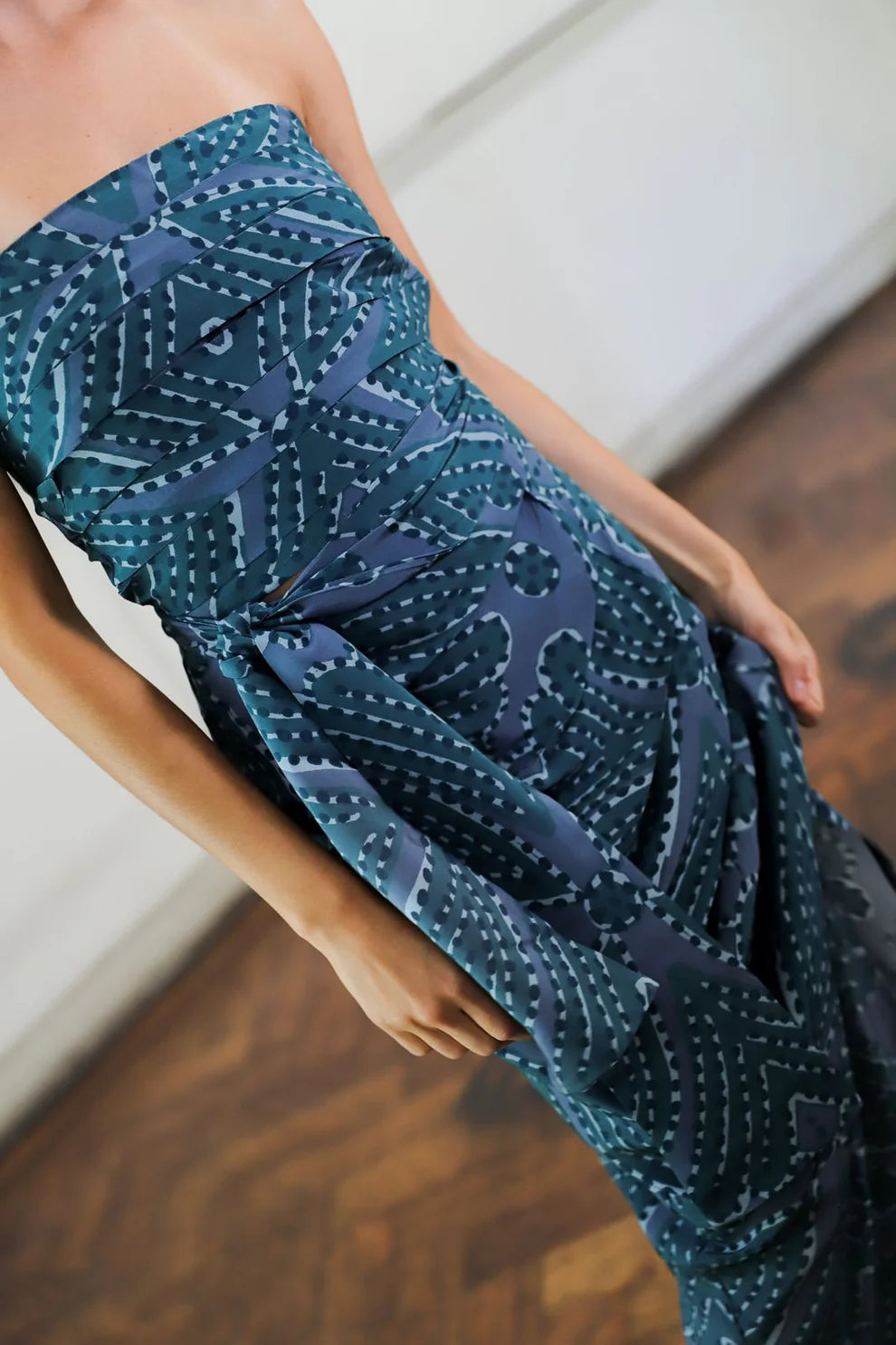 Pollera Triana Indigo