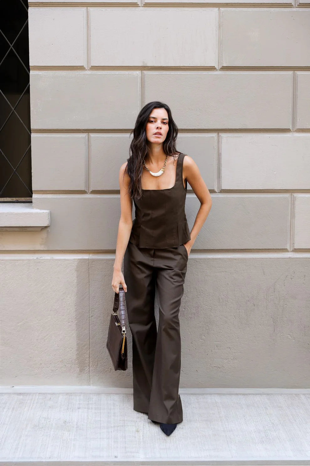 Pantalón Elena Chocolate