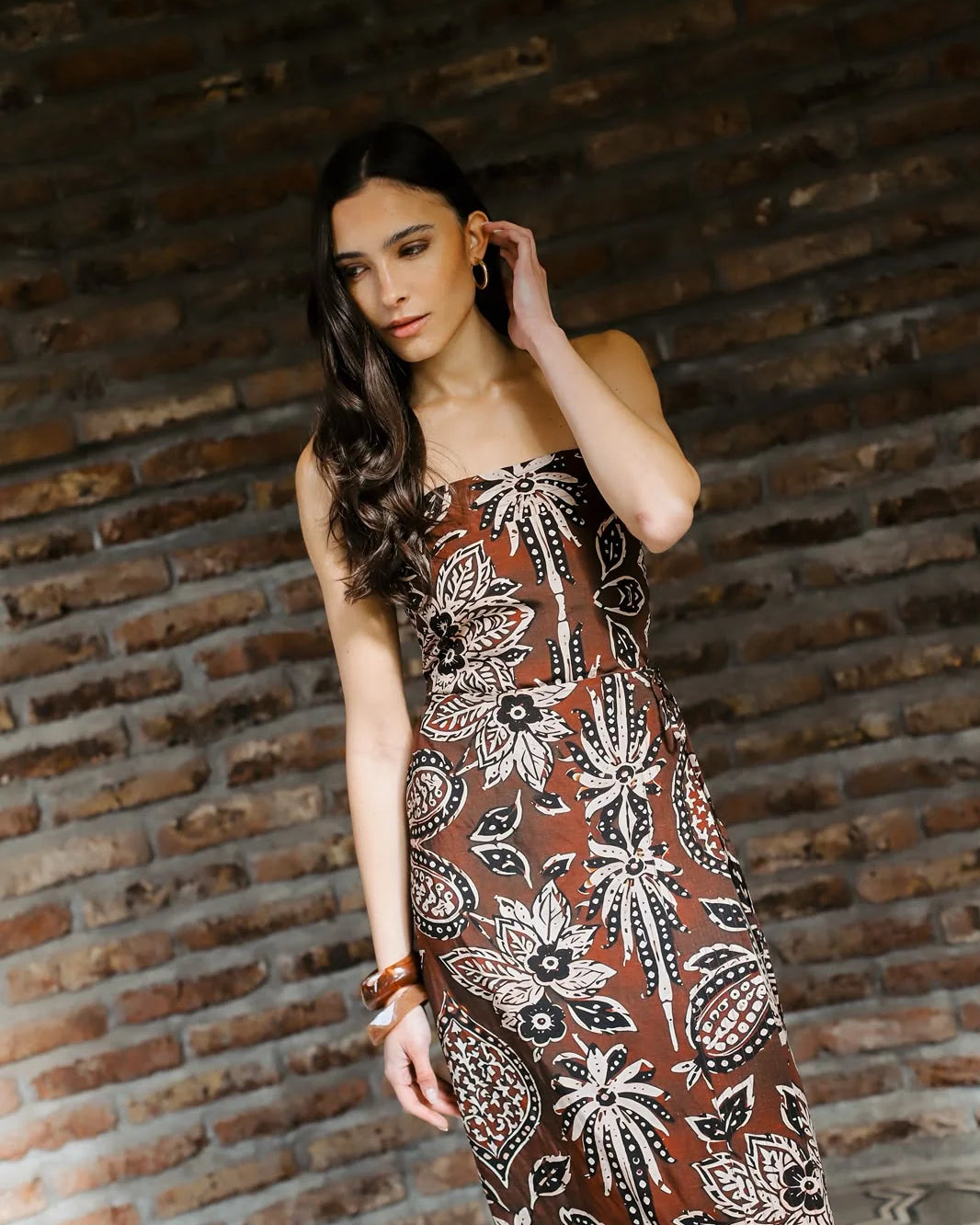 Vestido Amparo Ladrillo