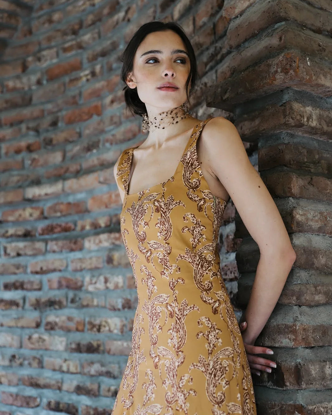 Vestido Carmen Paisley