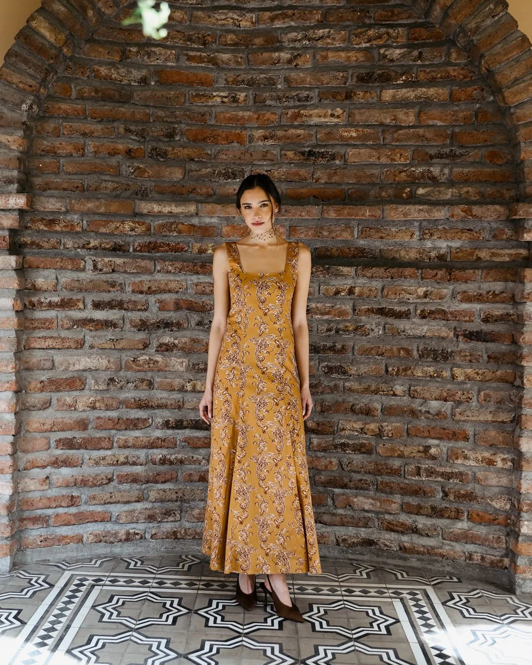 Vestido Carmen Paisley