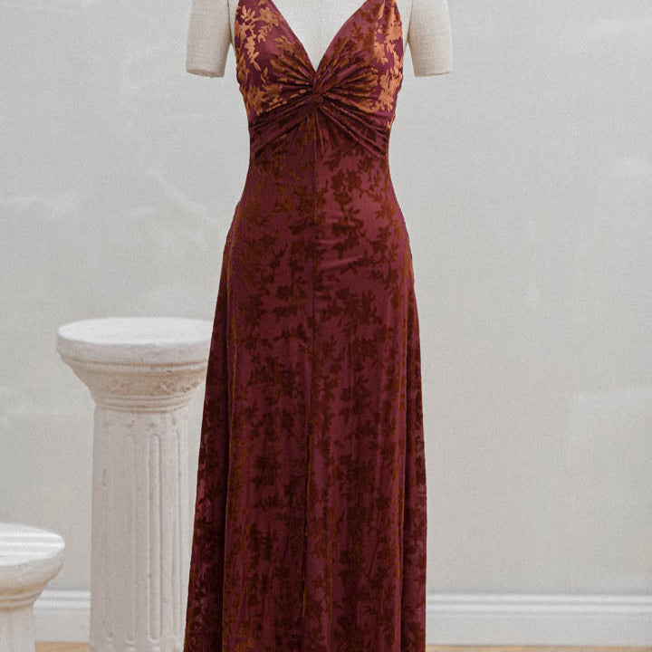 Vestido Aurora Terracota