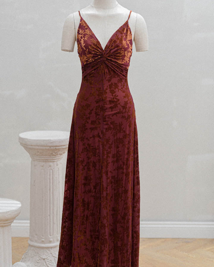 Vestido Aurora Terracota