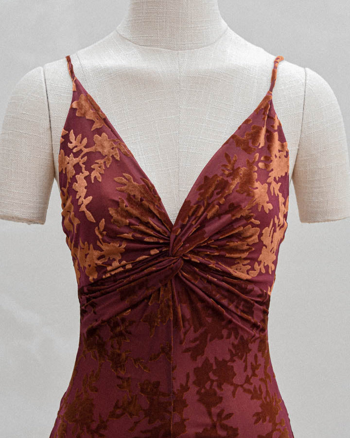 Vestido Aurora Terracota