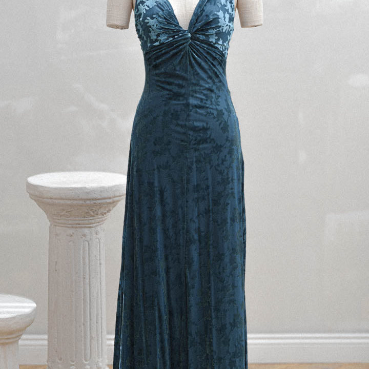 Vestido Aurora Turquesa