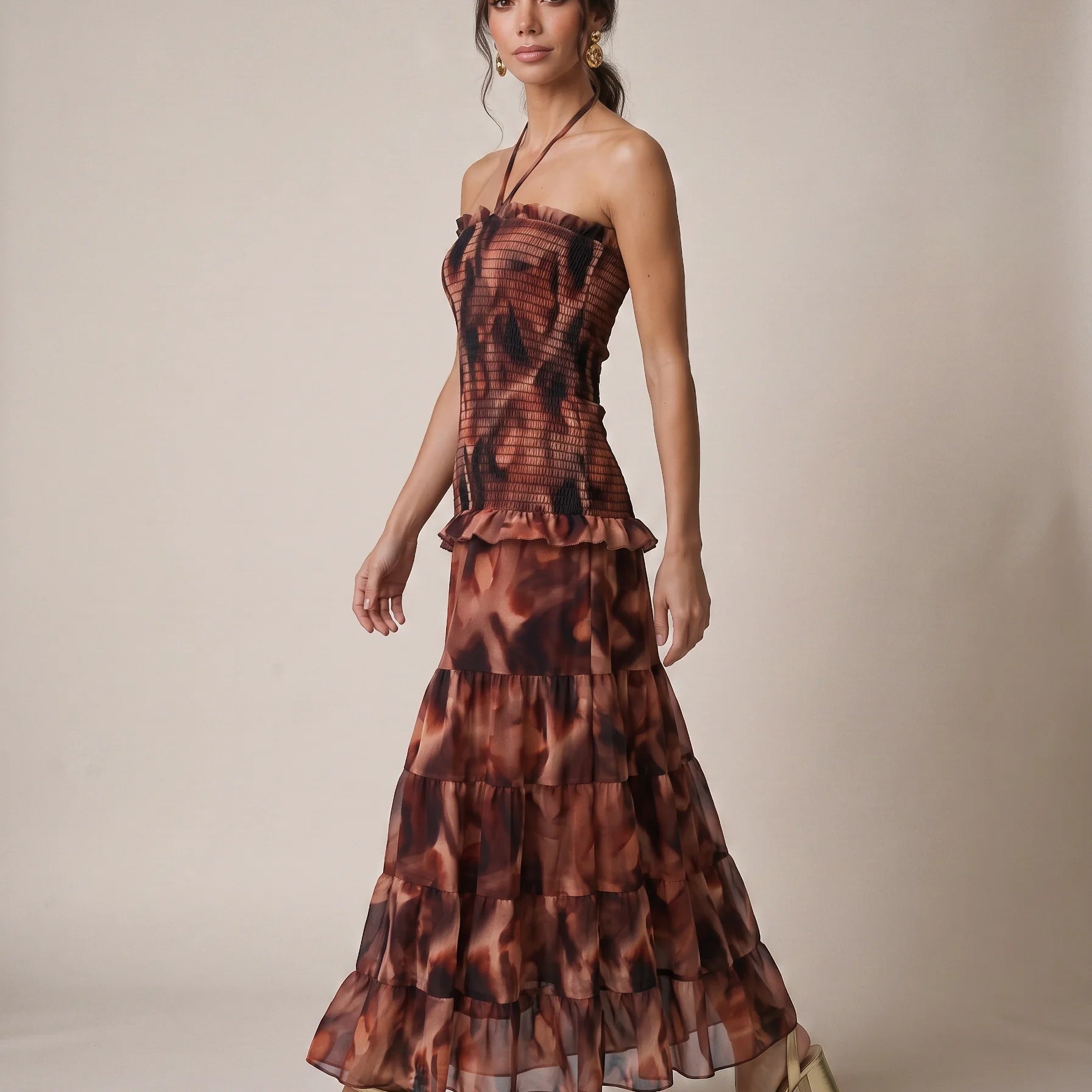 Vestido Granada Café
