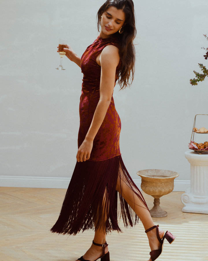 Vestido Laura Terracota