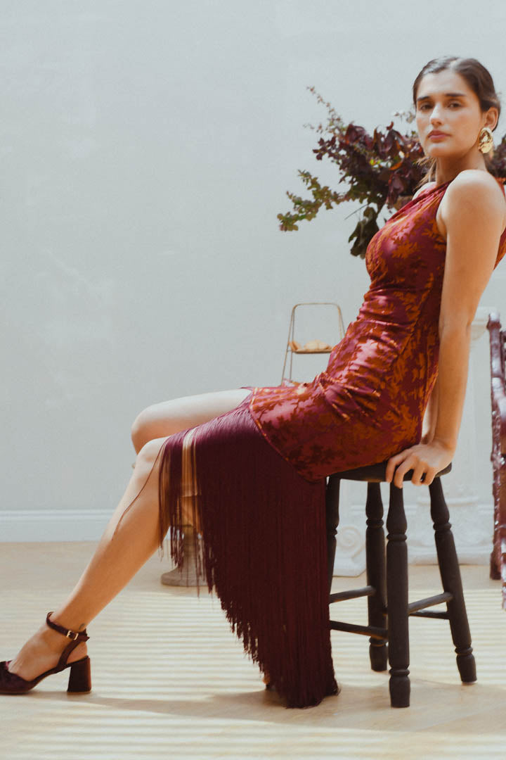 Vestido Laura Terracota