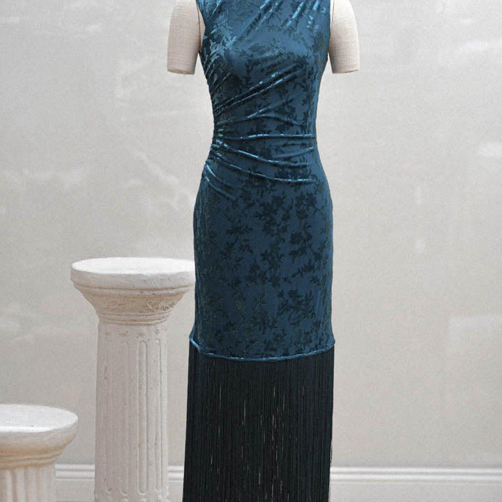 Vestido Laura Turquesa