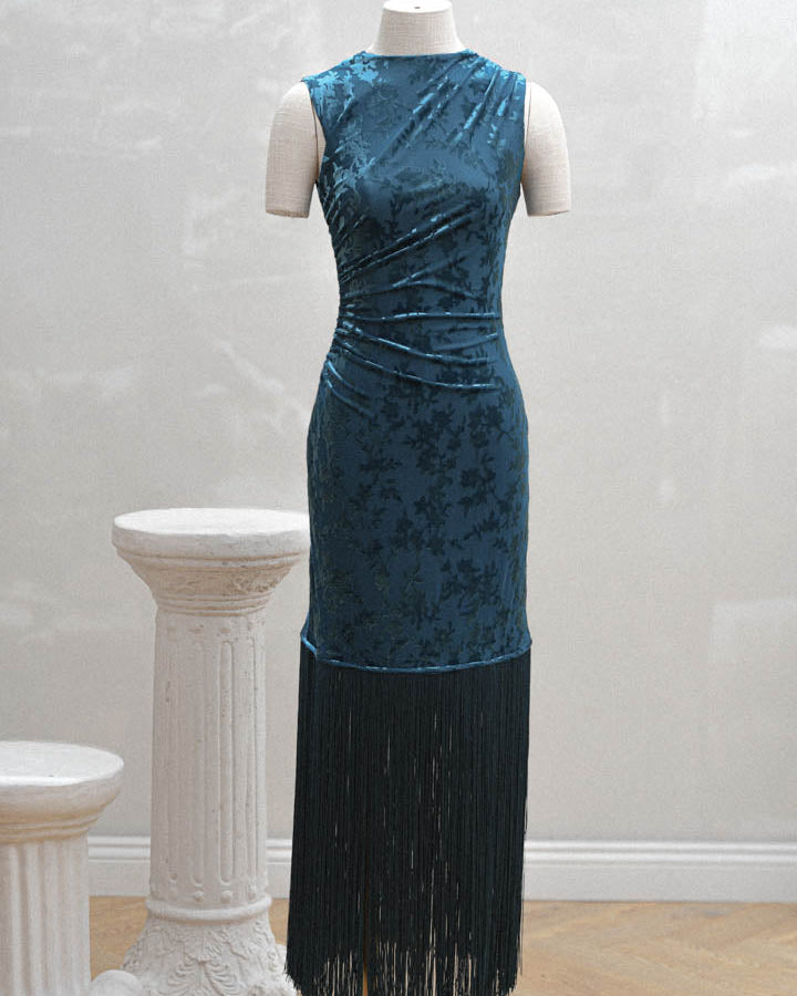 Vestido Laura Turquesa