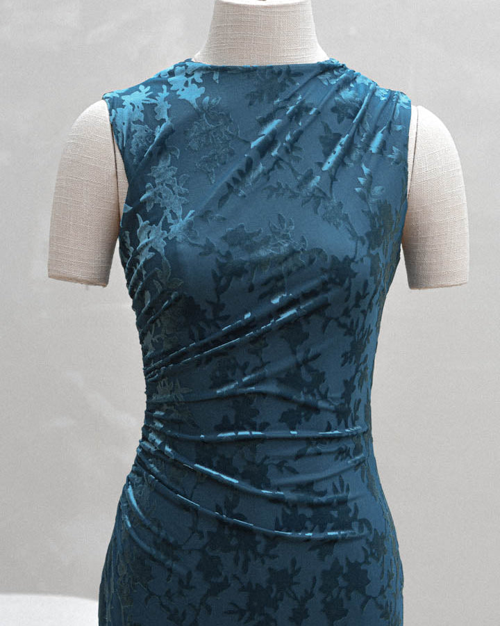 Vestido Laura Turquesa