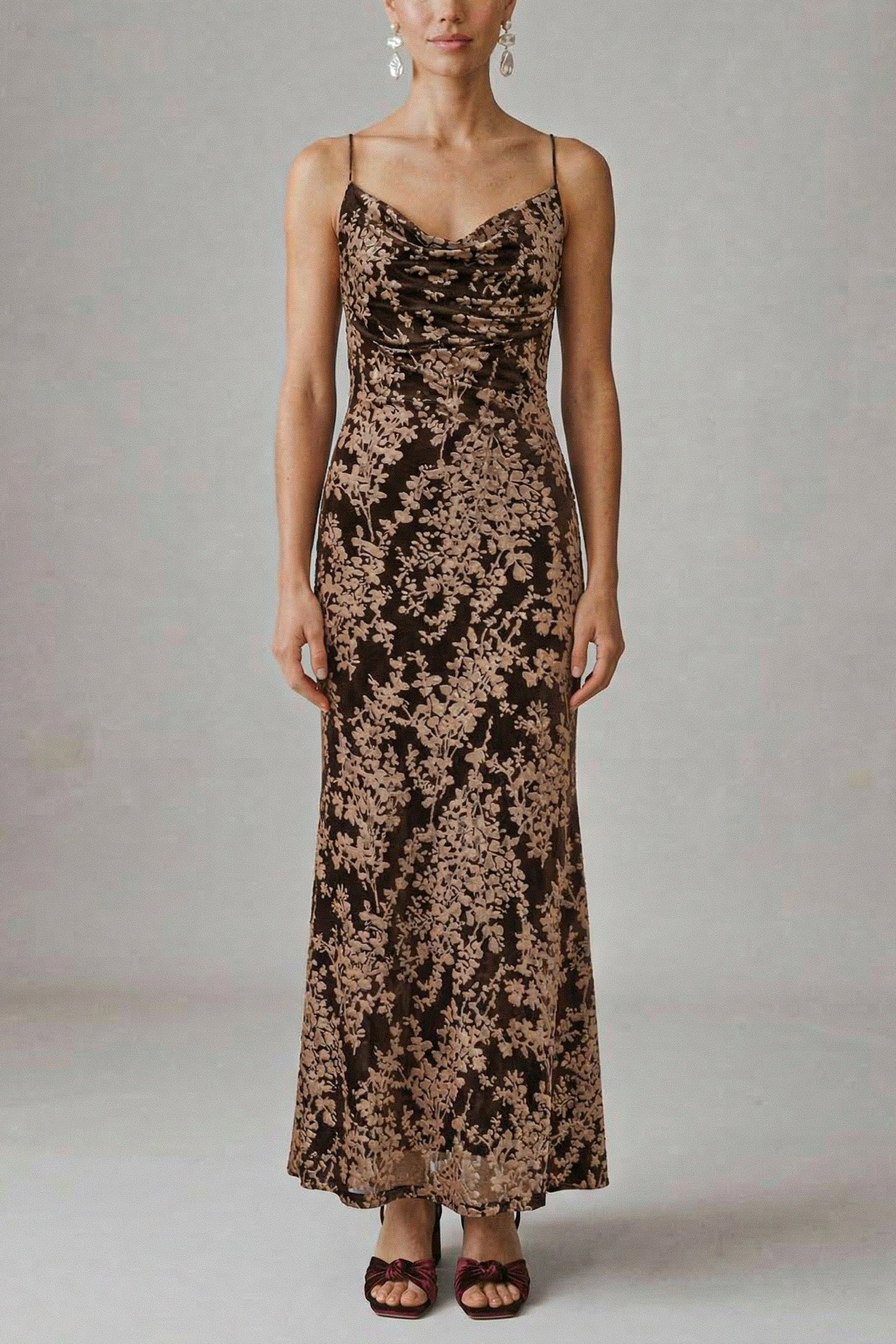 Vestido Noelia Café