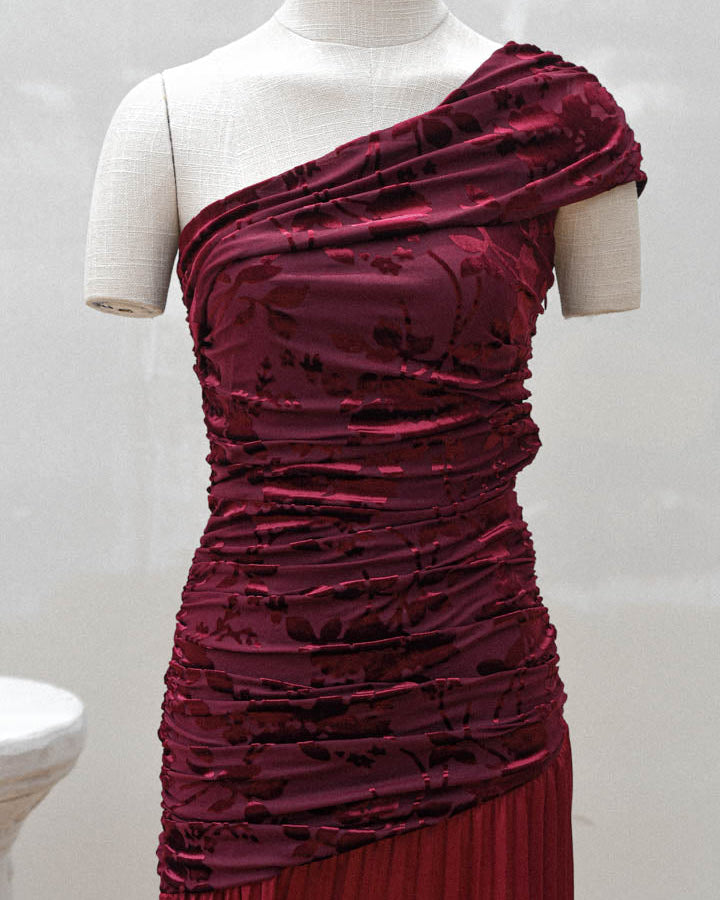 Vestido Paula Burdeo