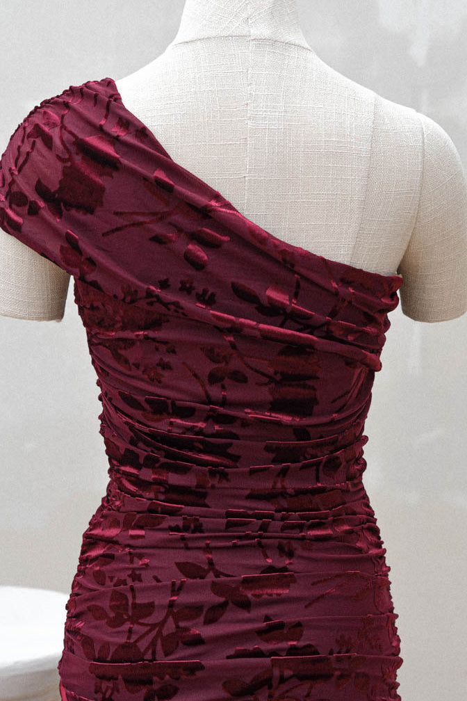 Vestido Paula Burdeo