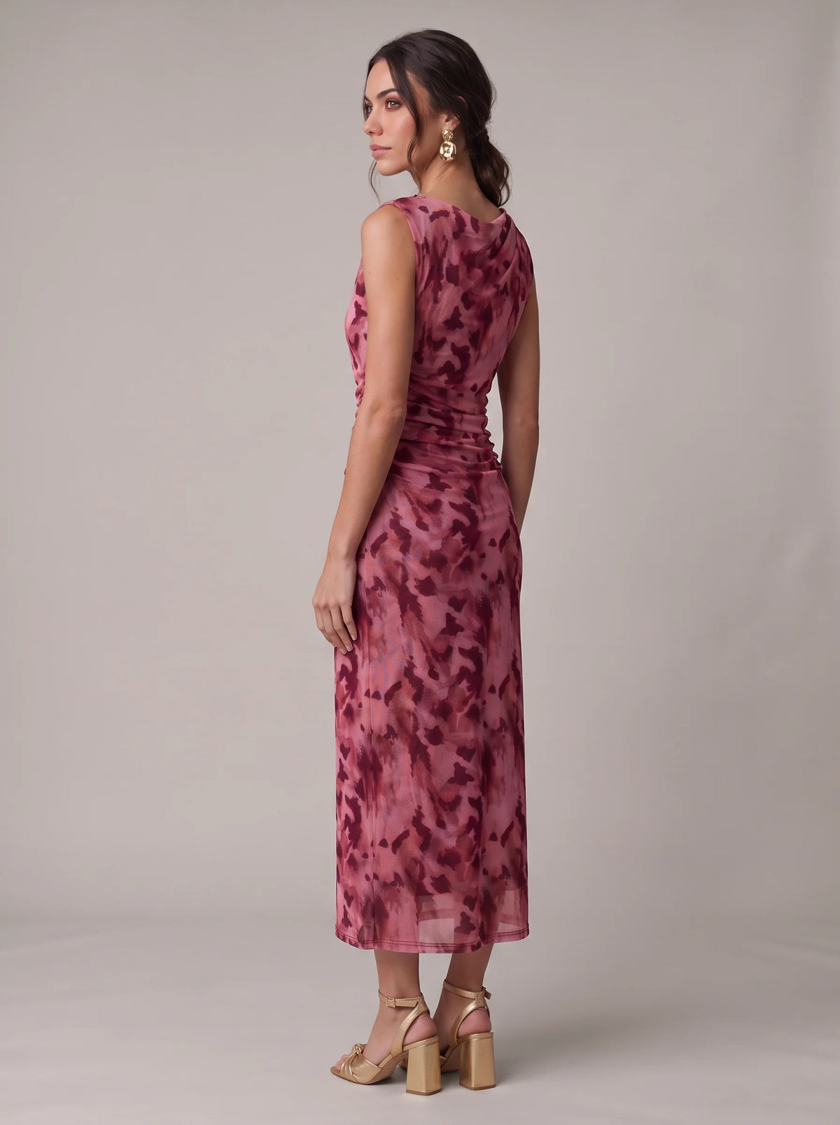 Vestido Ronda Burdeo