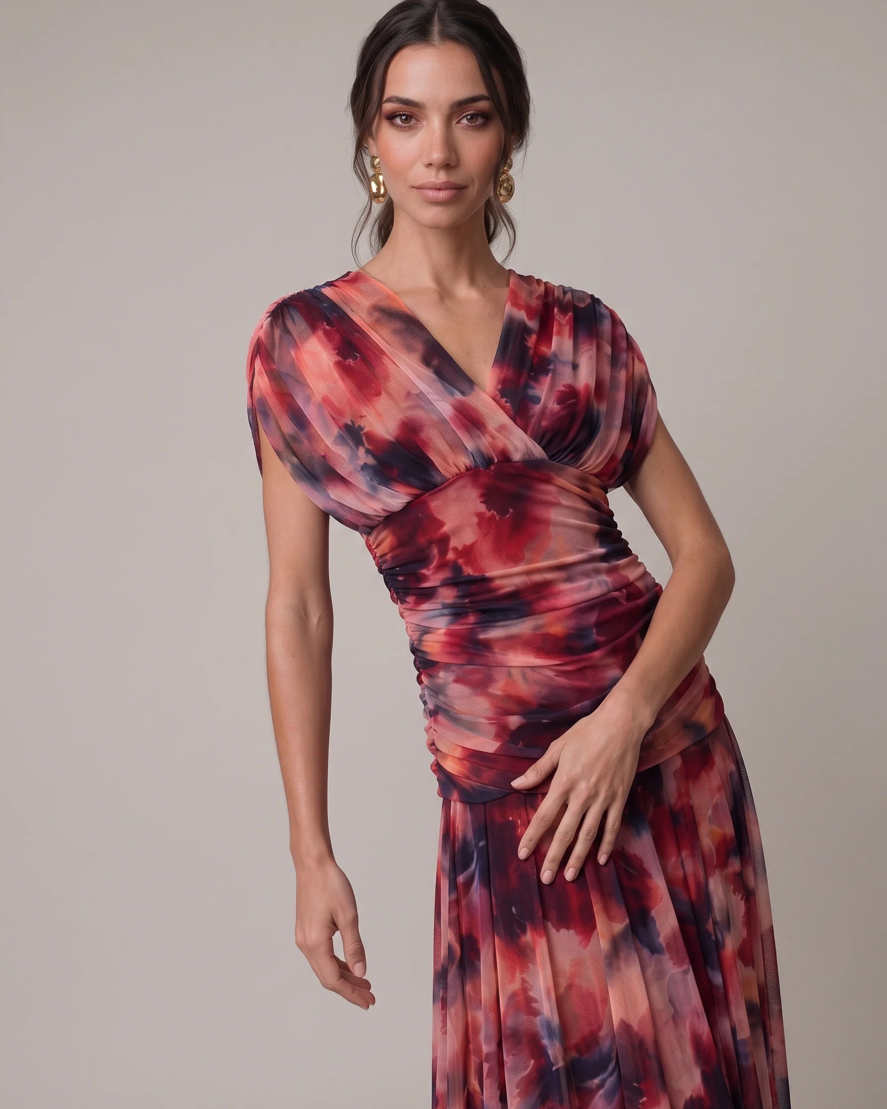 Vestido Setenil Burdeo