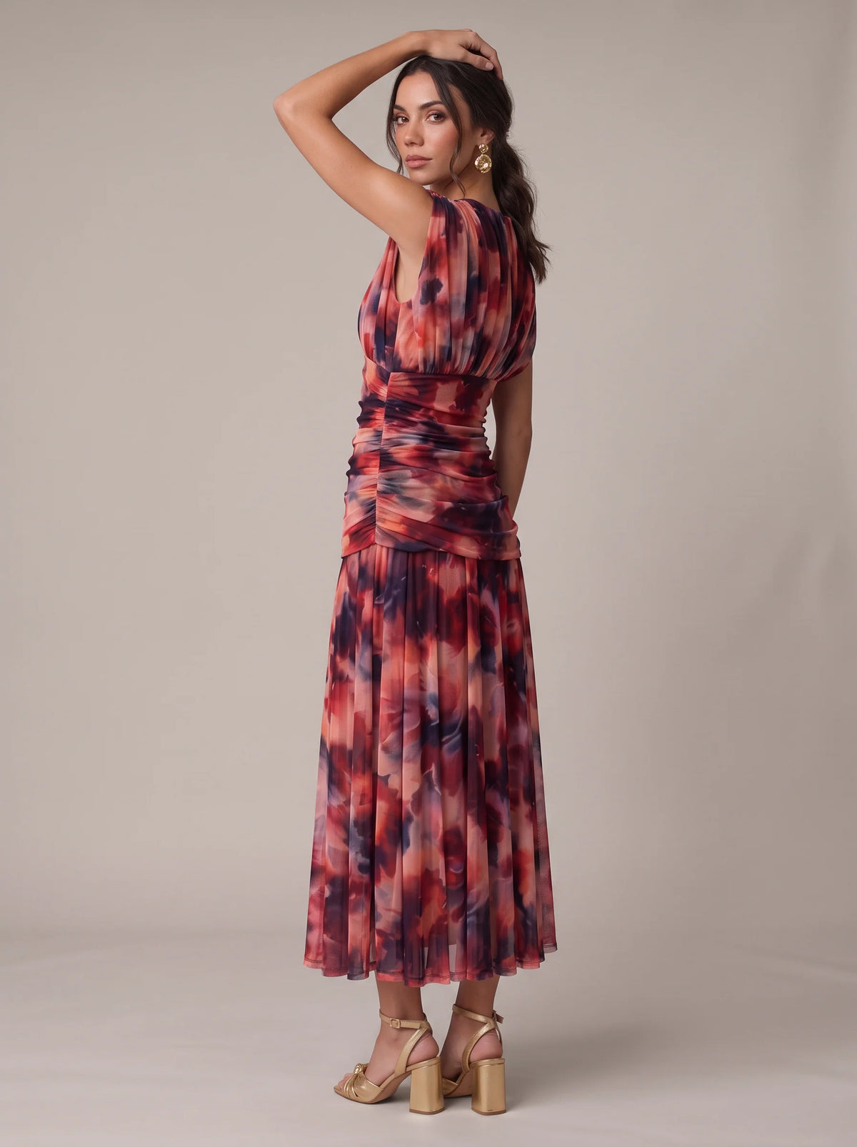 Vestido Setenil Burdeo