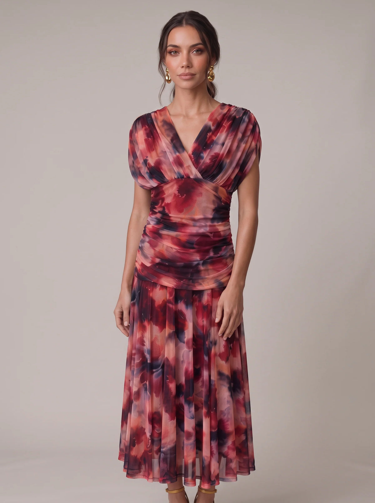 Vestido Setenil Burdeo