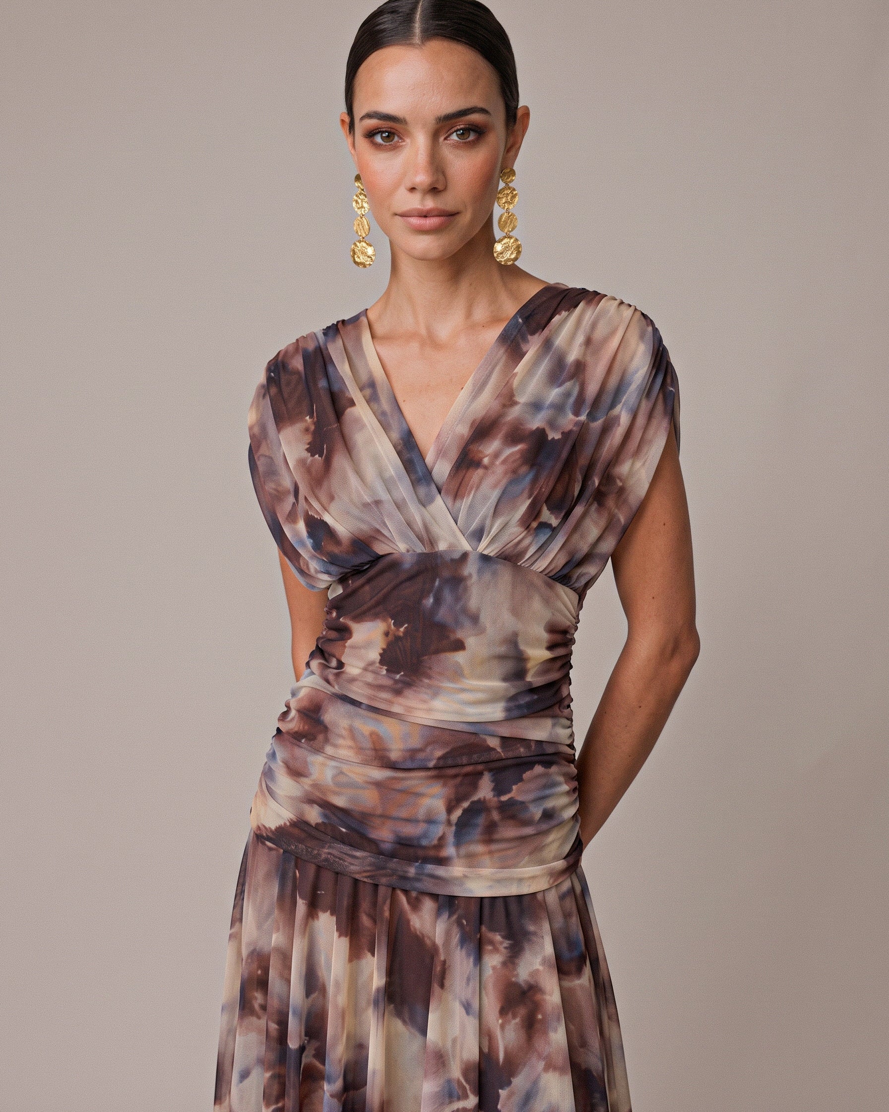 Vestido Setenil Café
