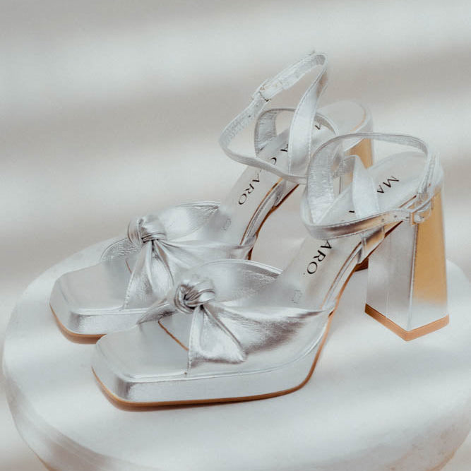Zapato Inés Plateado