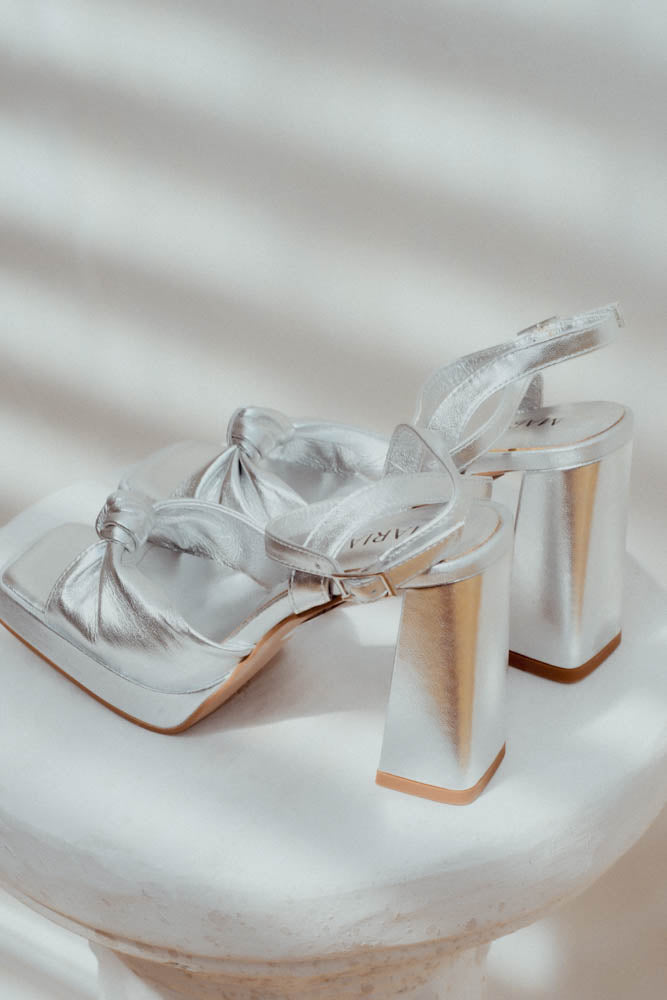 Zapato Inés Plateado
