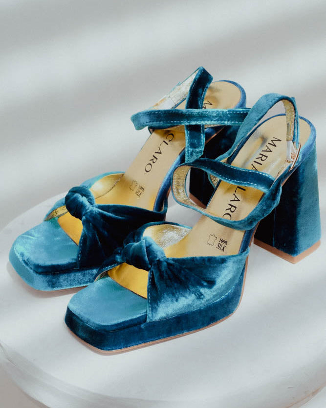 Zapato Inés Turquesa