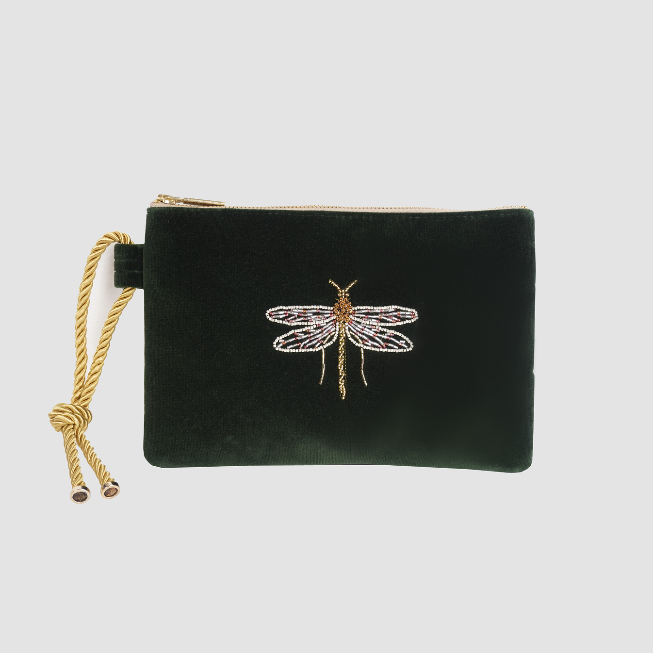 Clutch Bug Libélula Verde Botella