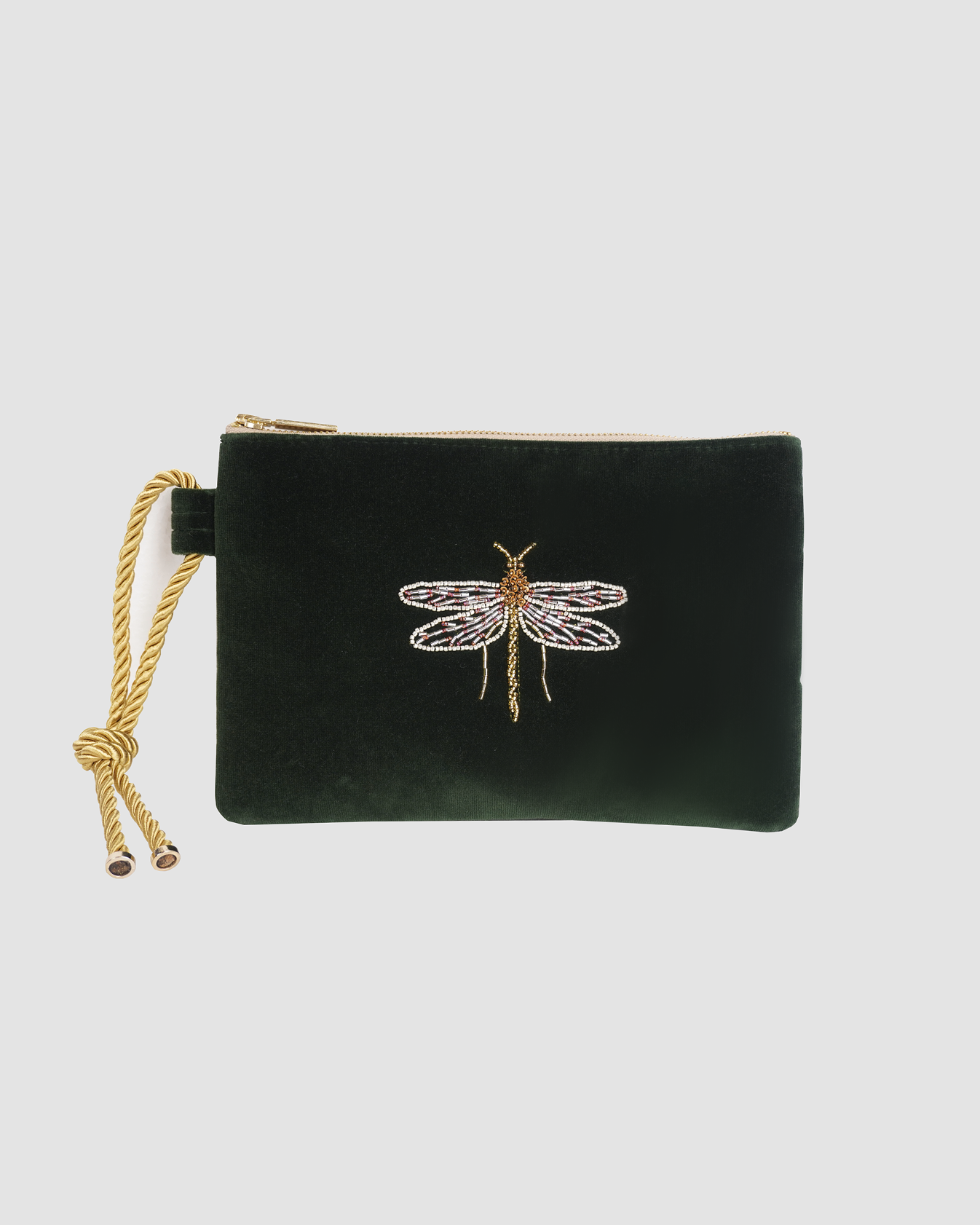 Clutch Bug Libélula Verde Botella