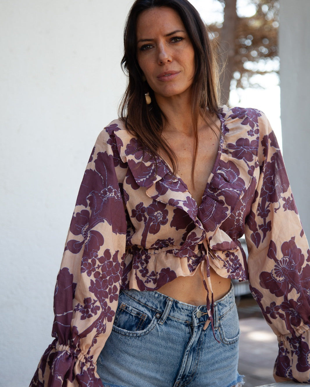 Blusa Pasley Café Lila