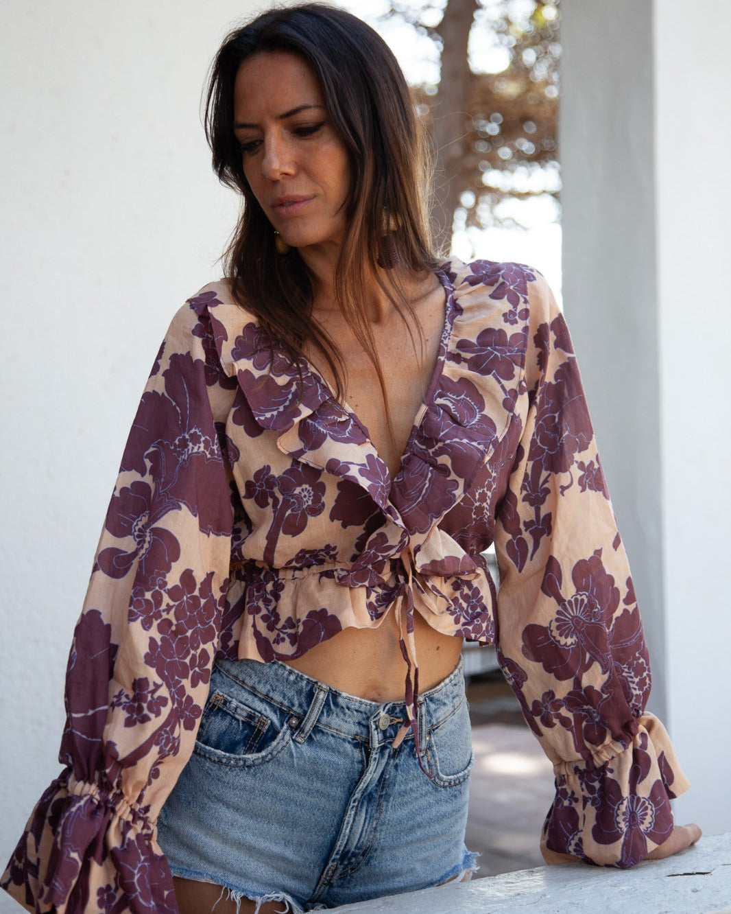 Blusa Pasley Café Lila