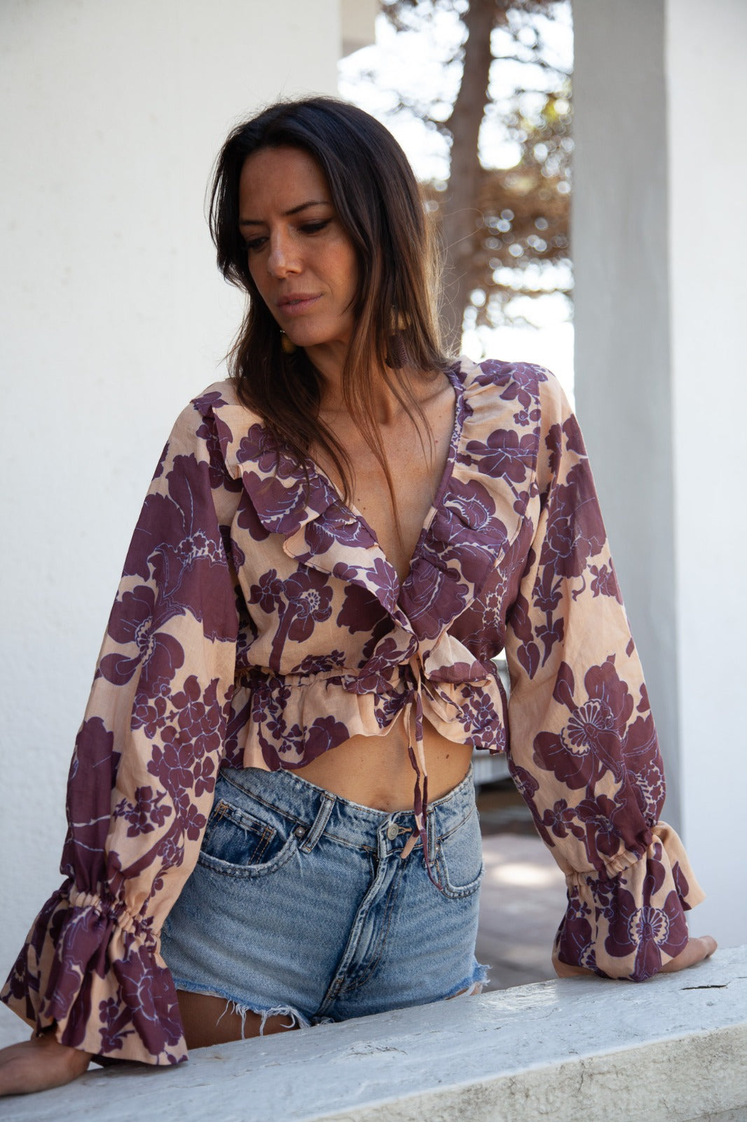 Blusa Pasley Café Lila