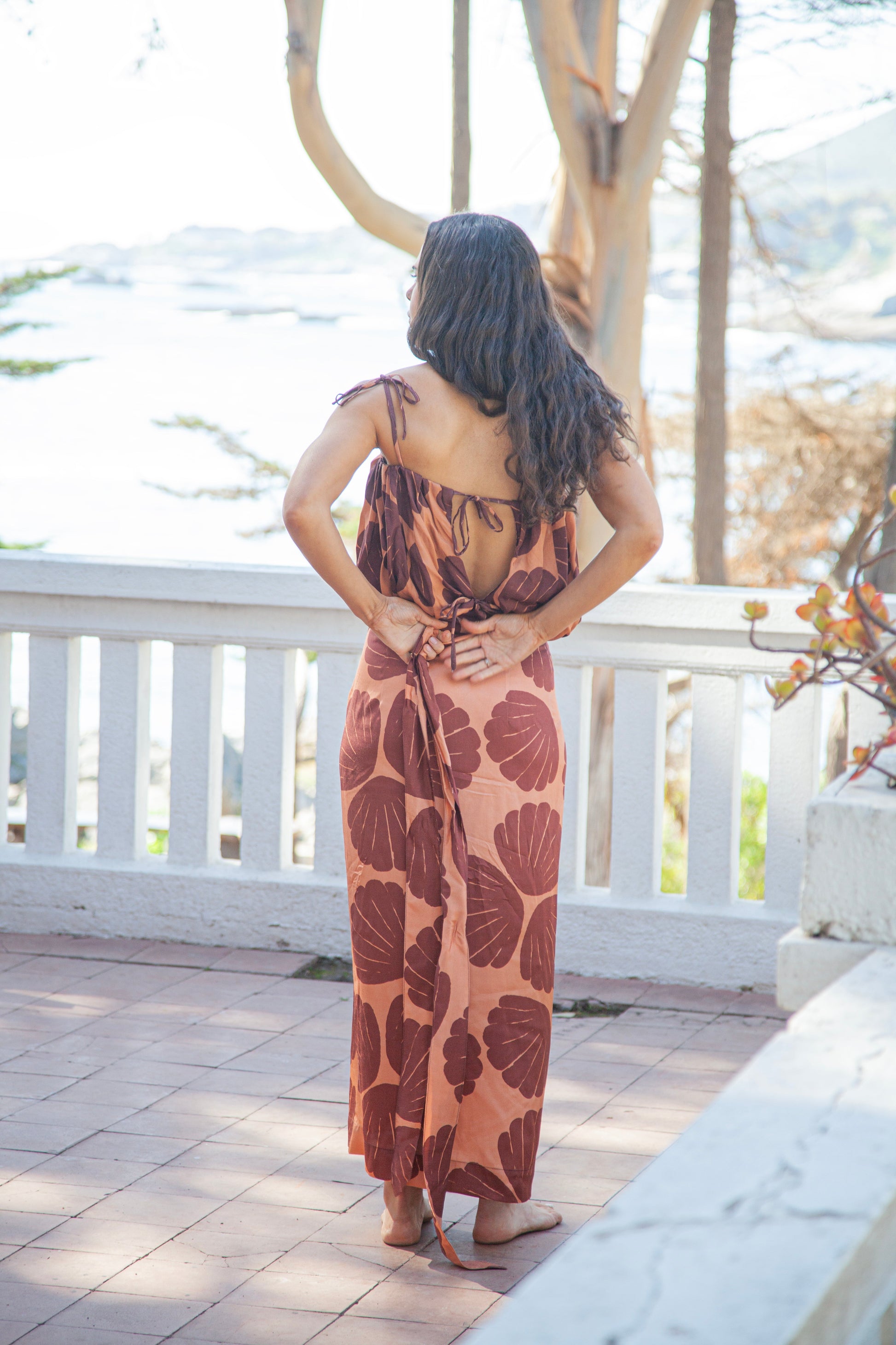 Falda Concha Terracota