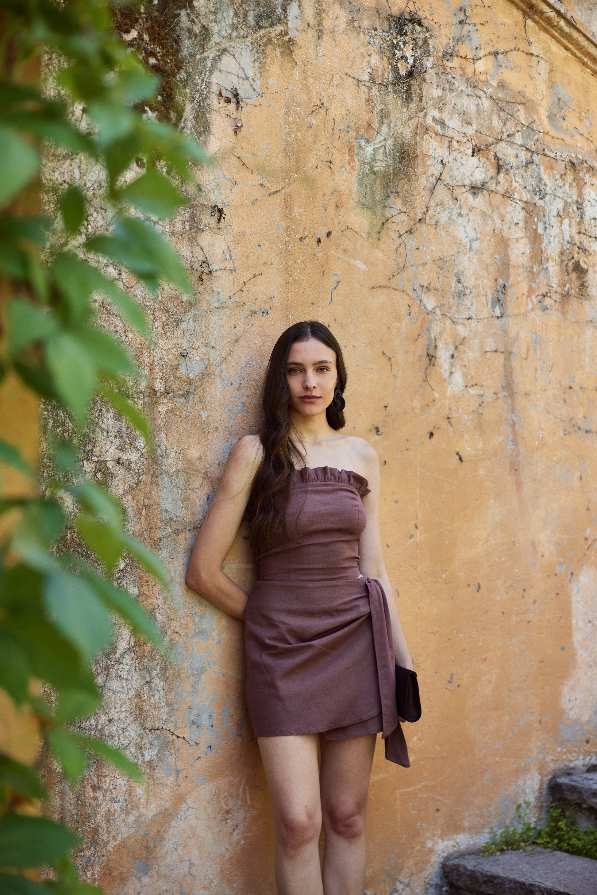 Falda Adela Chocolate