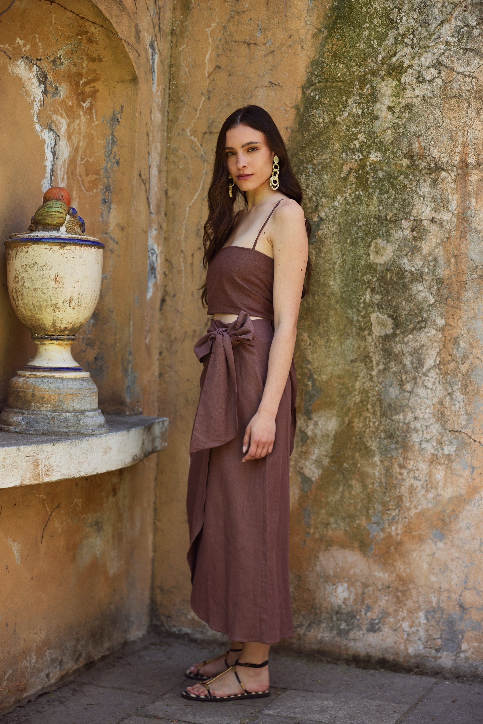 Falda Antonia Chocolate