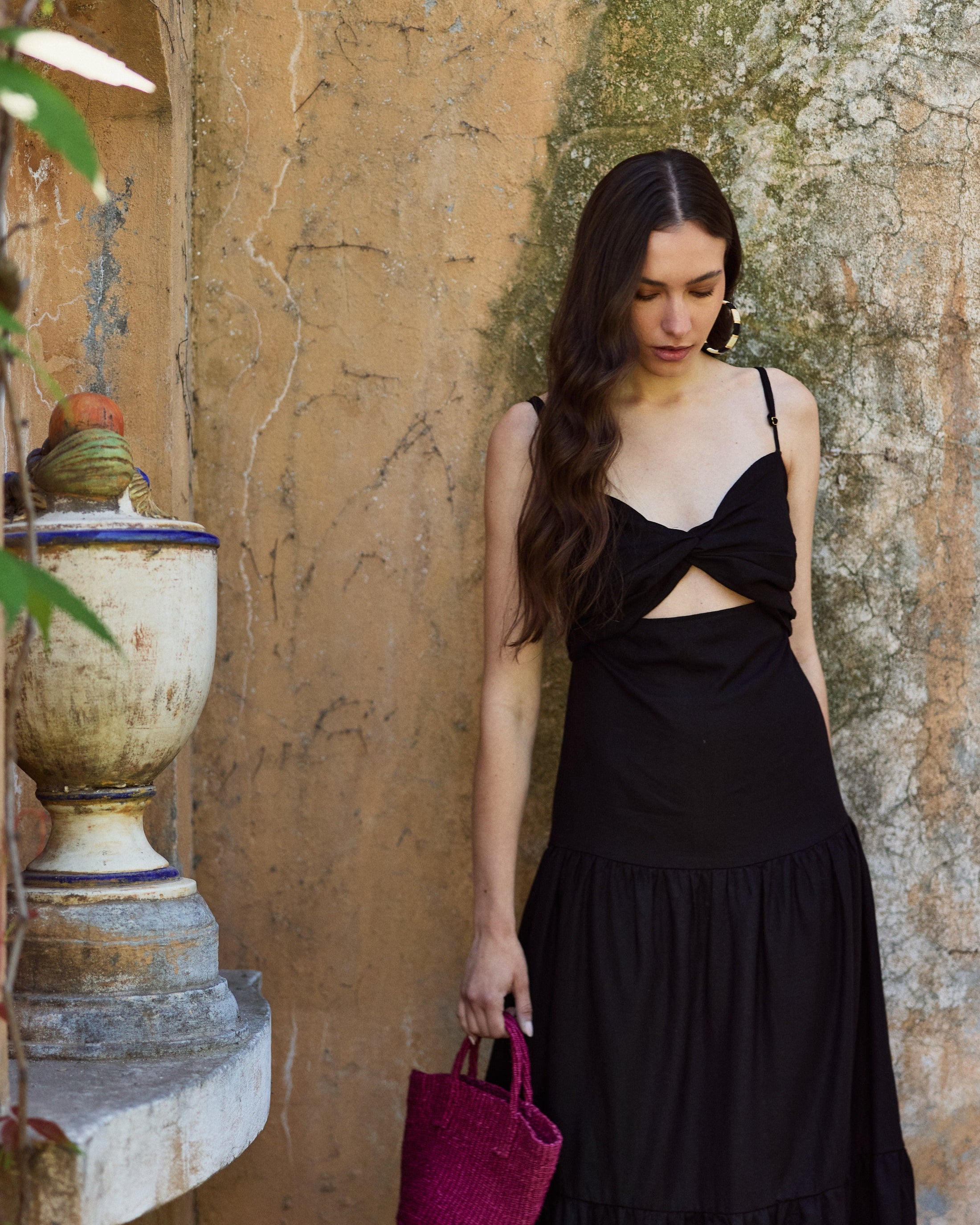 Vestido Camila Lino Negro