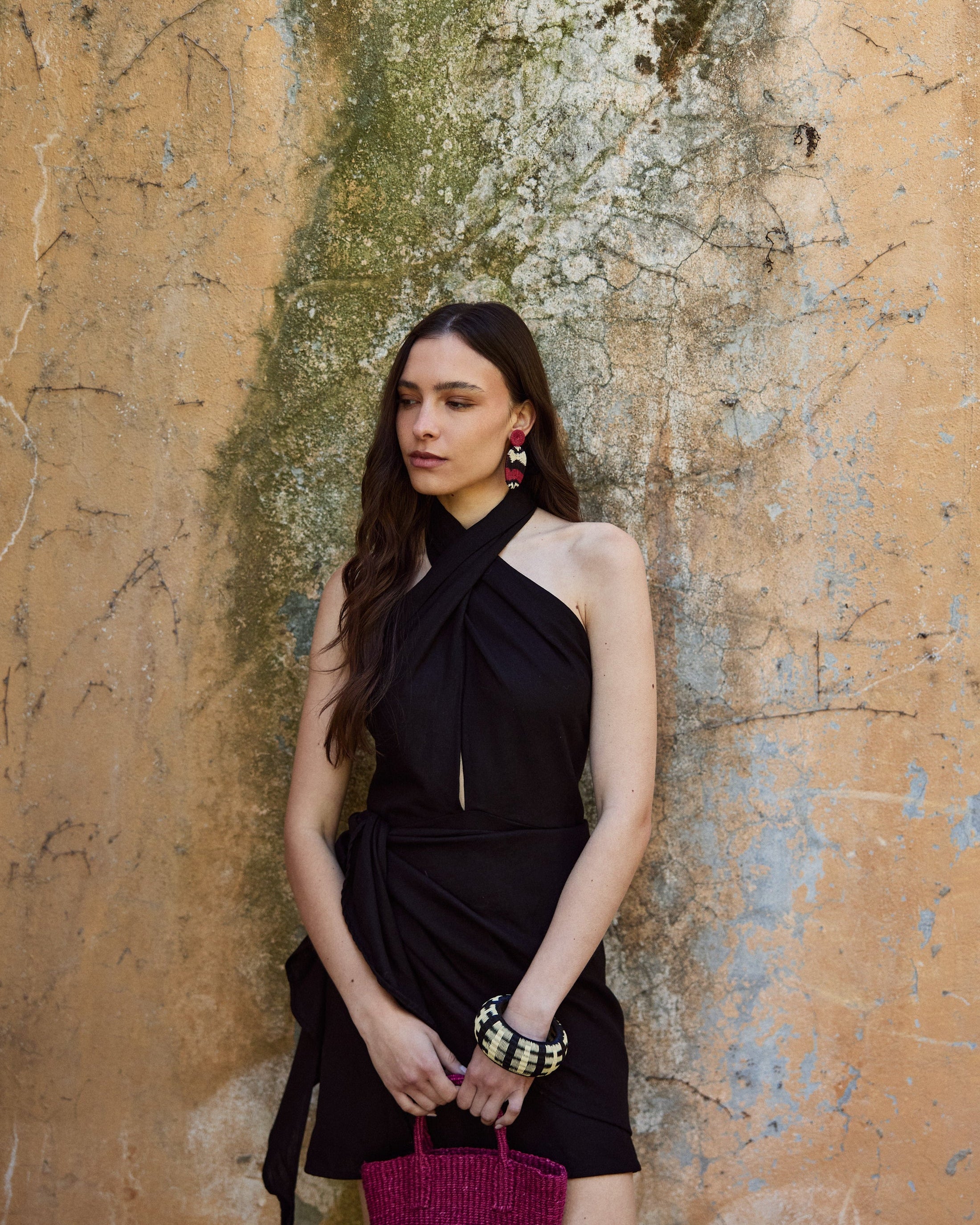 Vestido Isabel Lino Negro