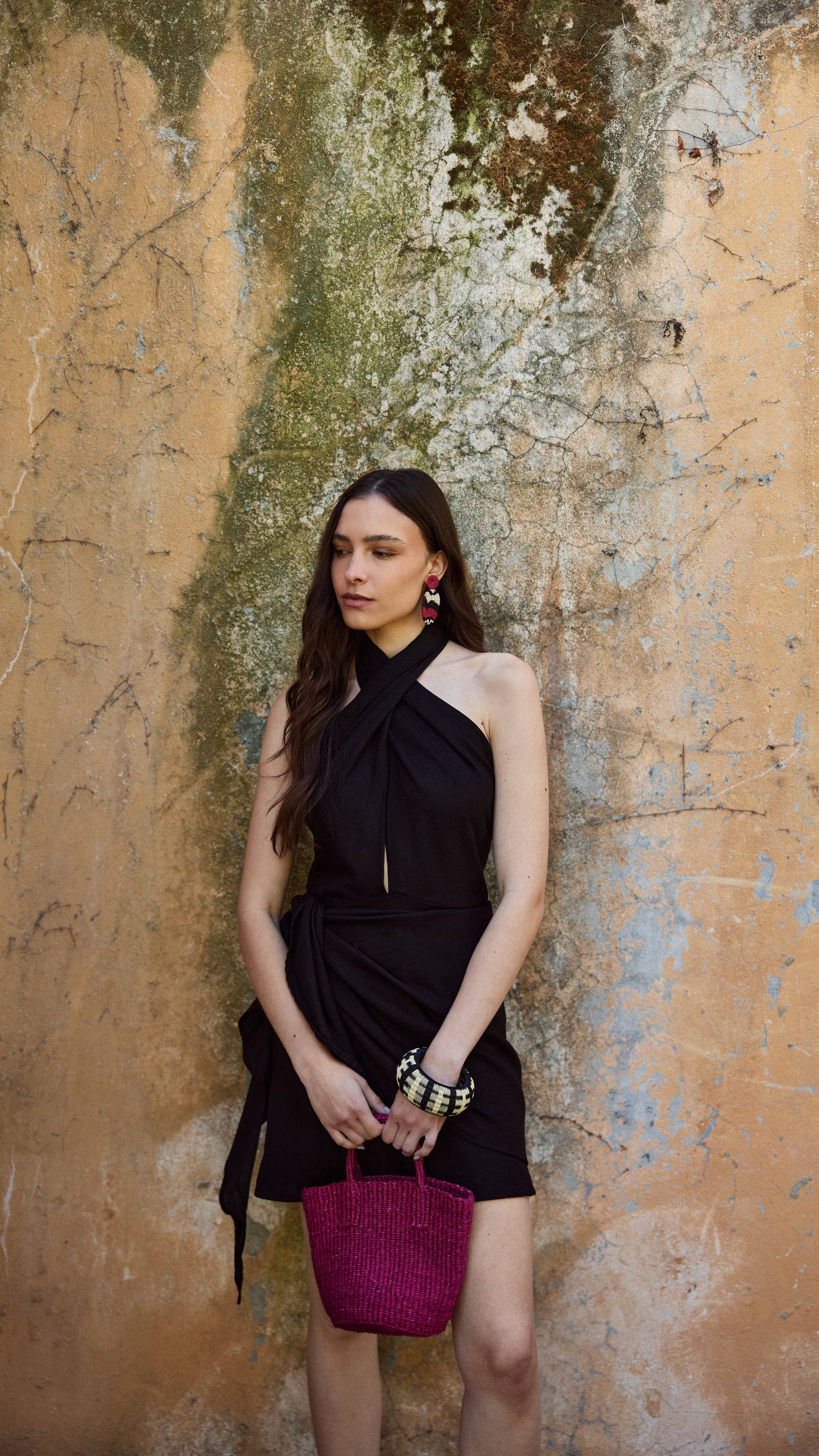 Vestido Isabel Lino Negro