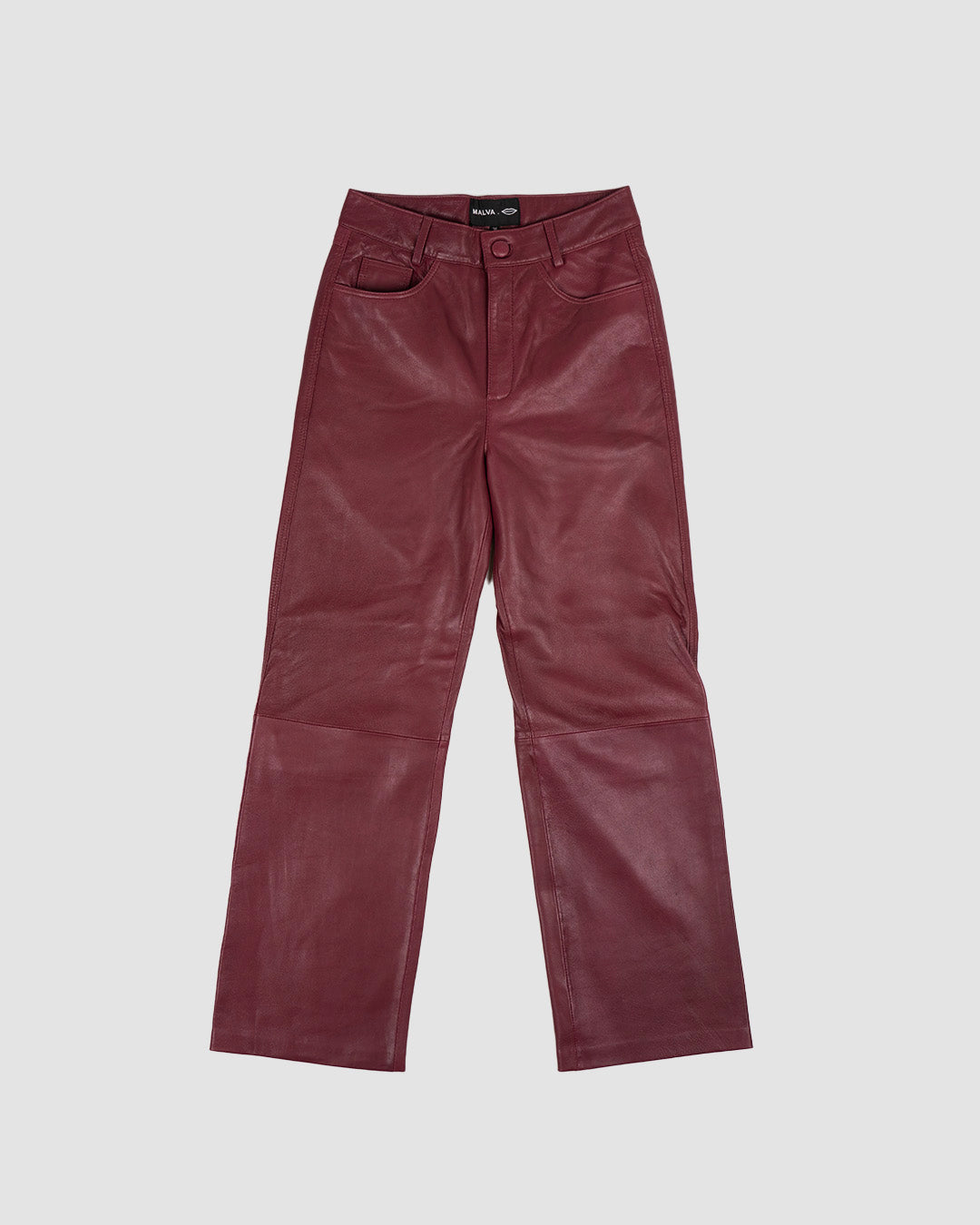 Pantalón Bobby Cuero Burdeo