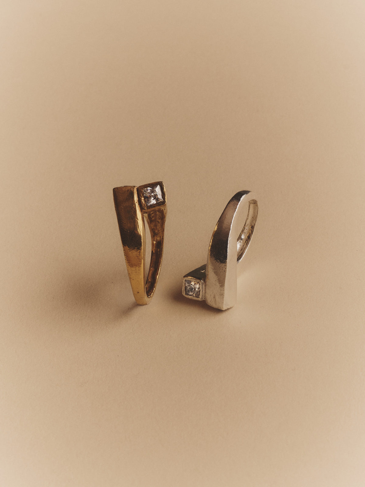 The Offset Ring Silver