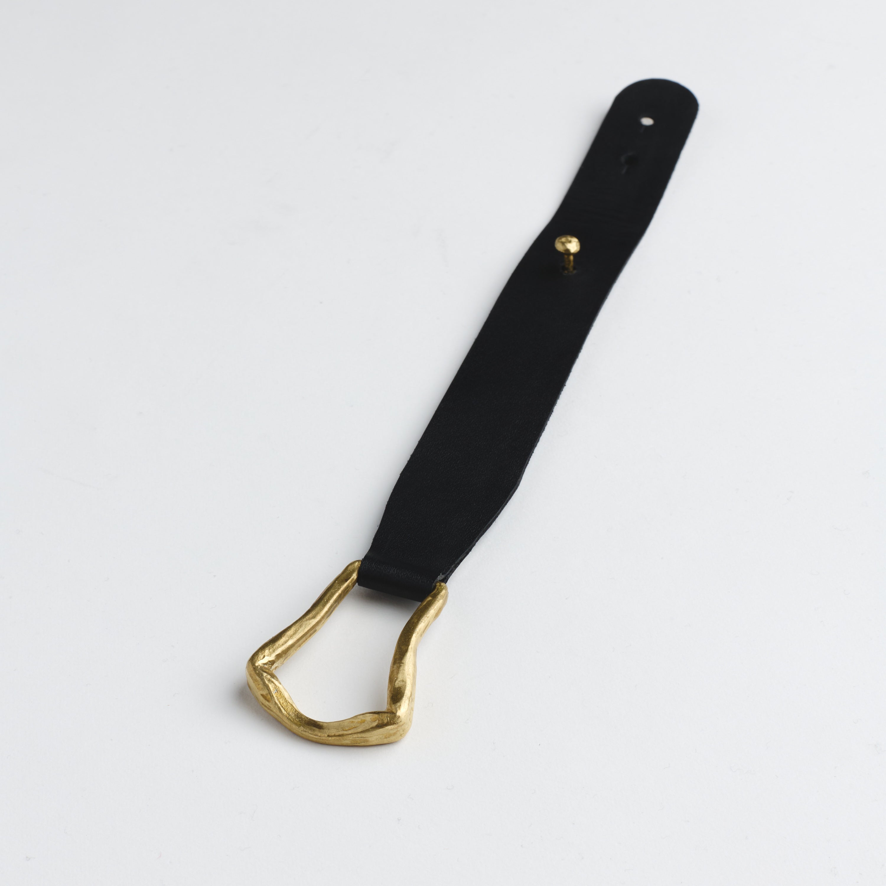 The Leather Cuff Gold