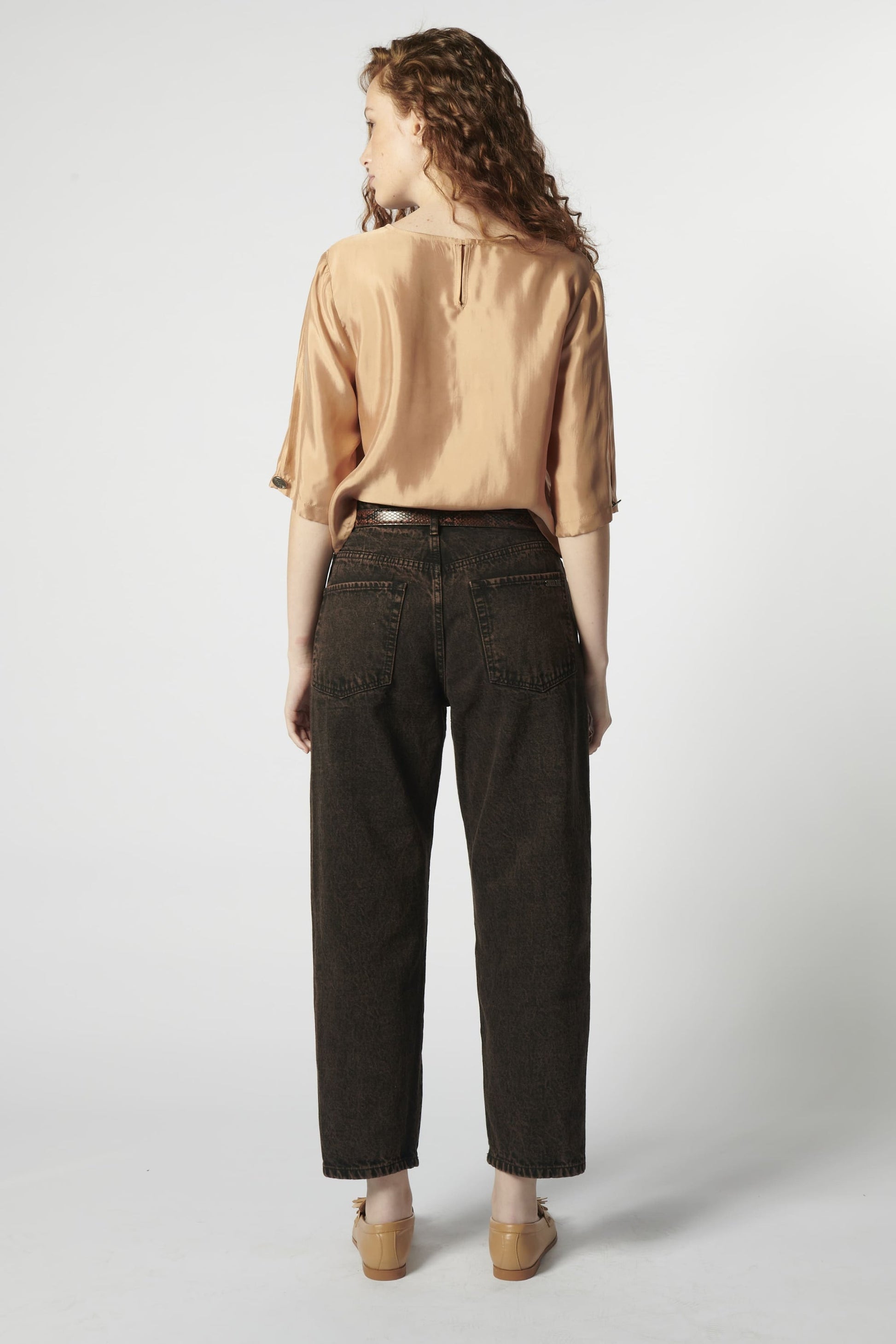 Jeans Barrel Ladrillo