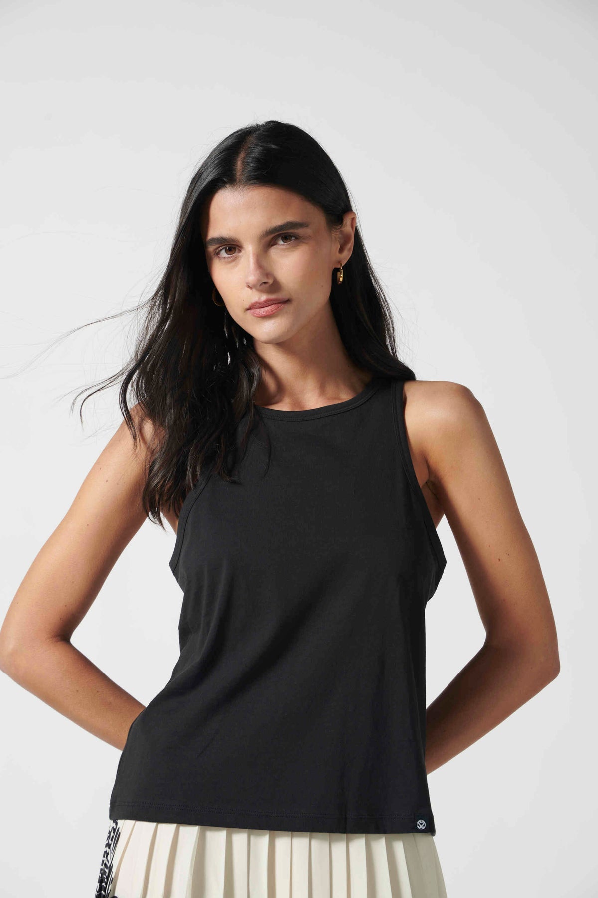 Polera Lourdes Negro