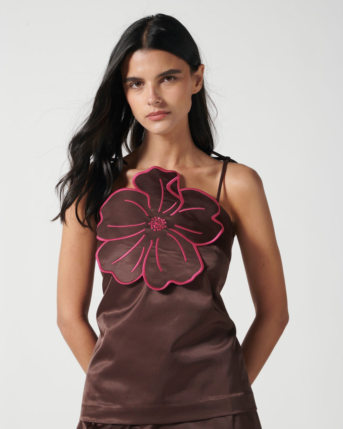 Top Paradis Chocolate Fucsia