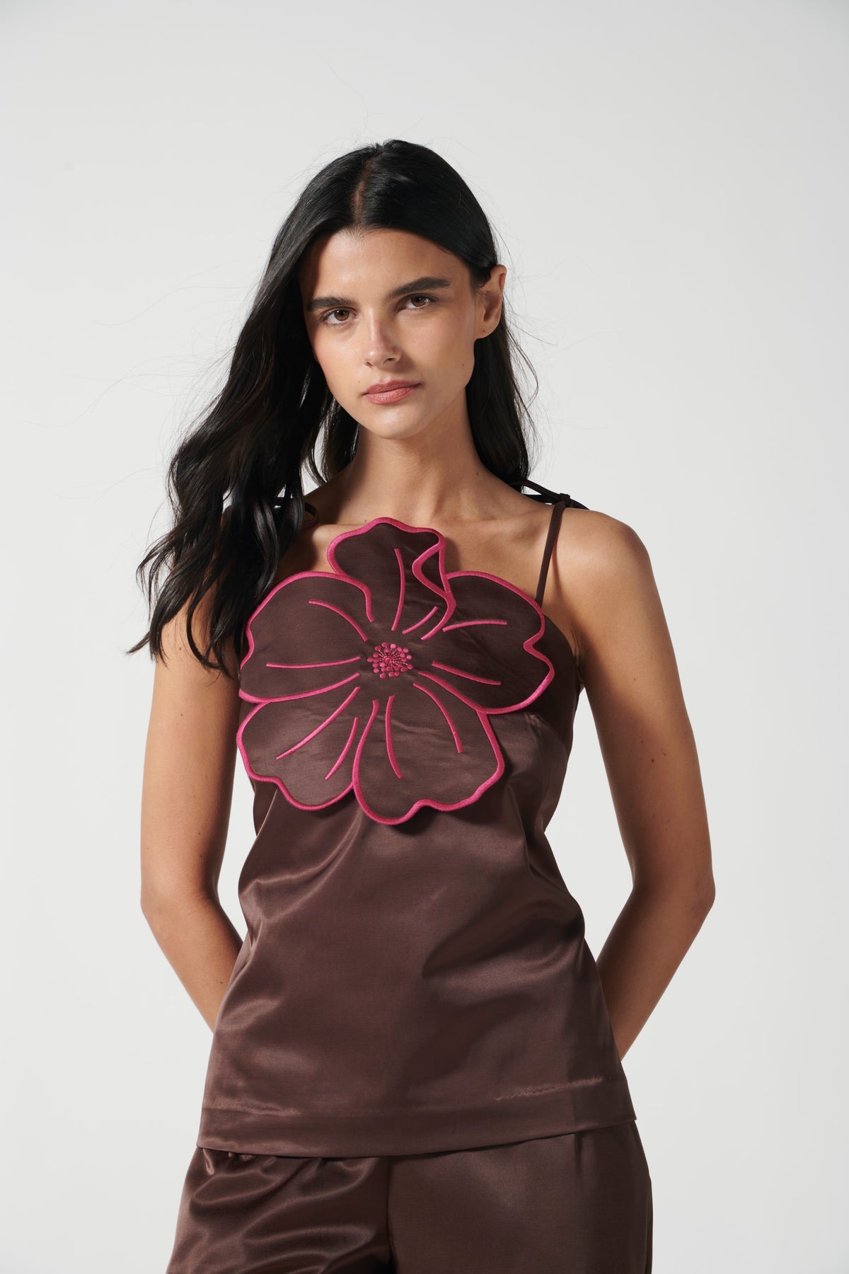 Top Paradis Chocolate Fucsia