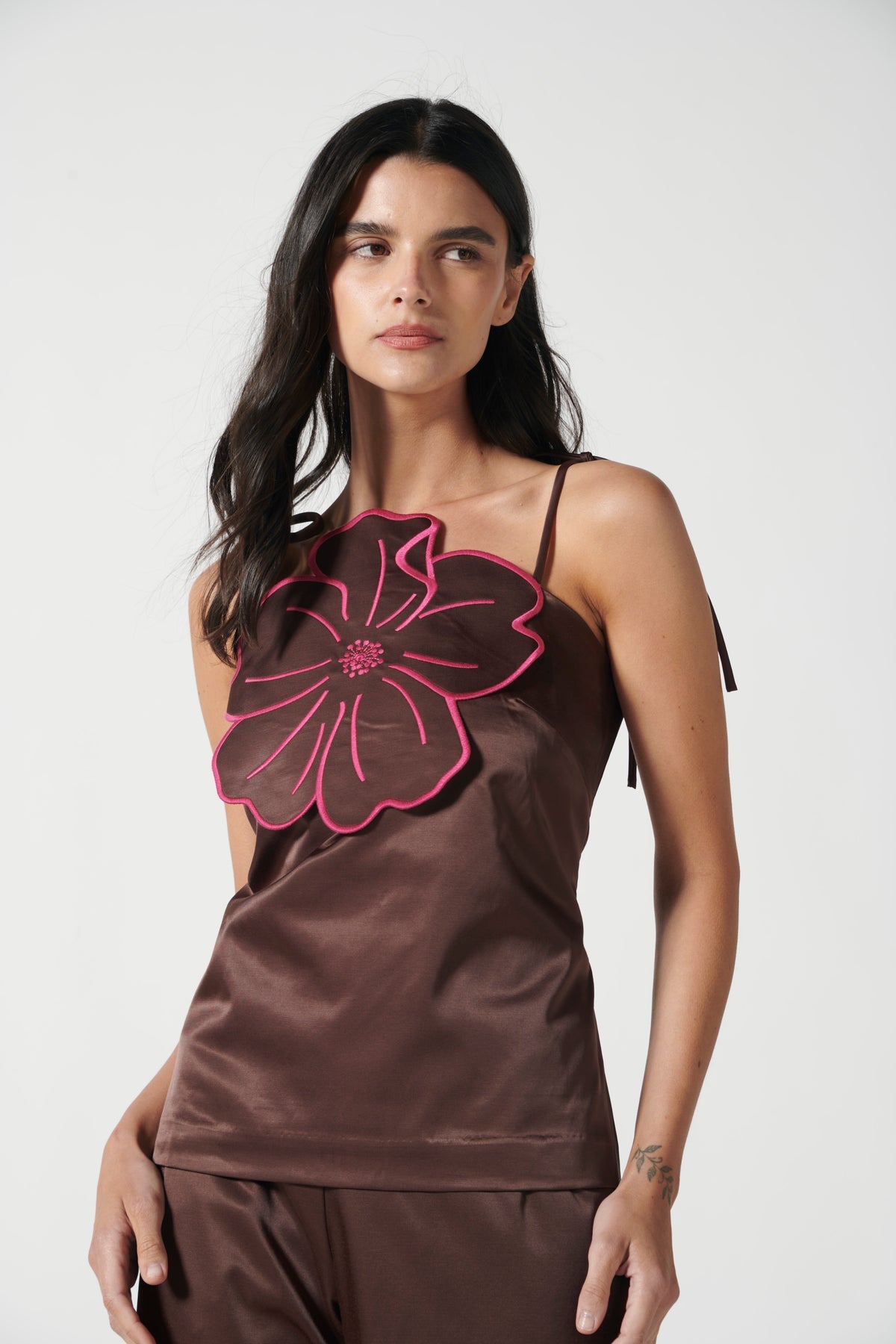 Top Paradis Chocolate Fucsia