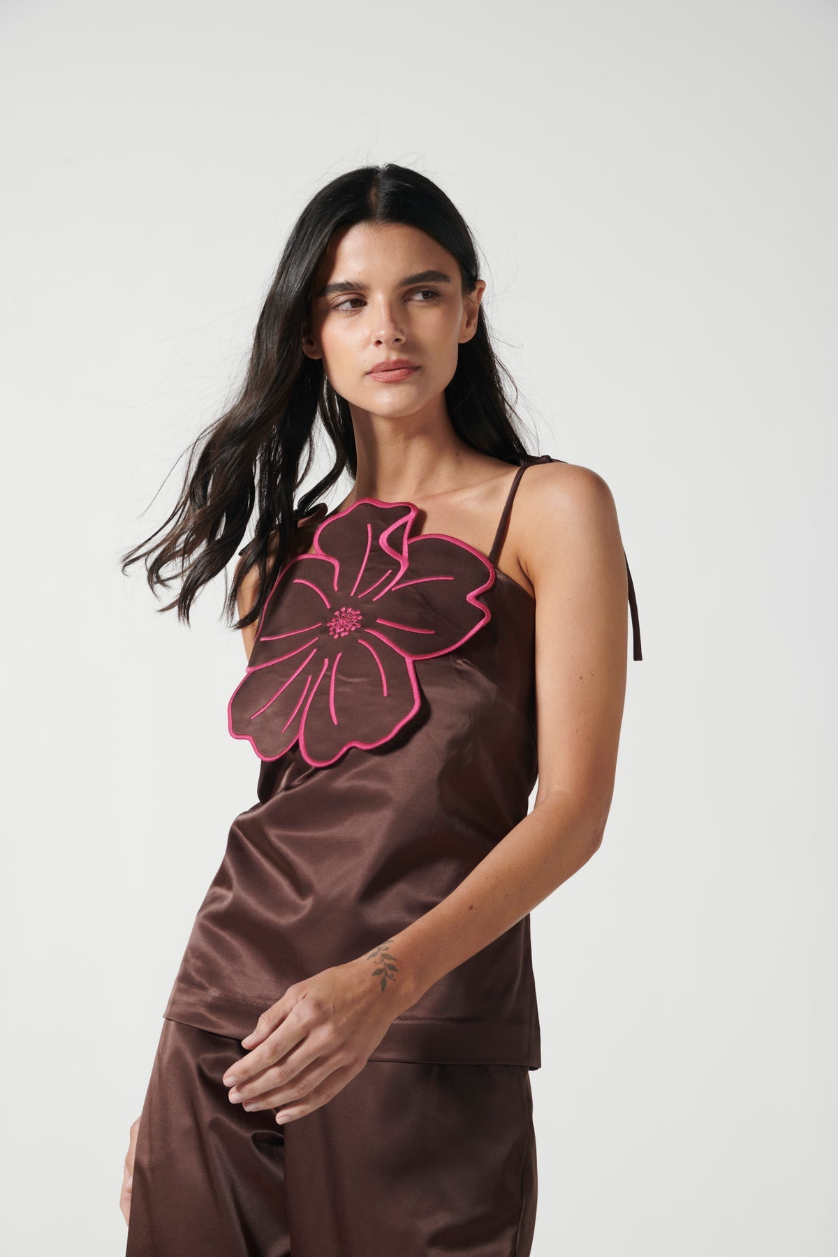 Top Paradis Chocolate Fucsia