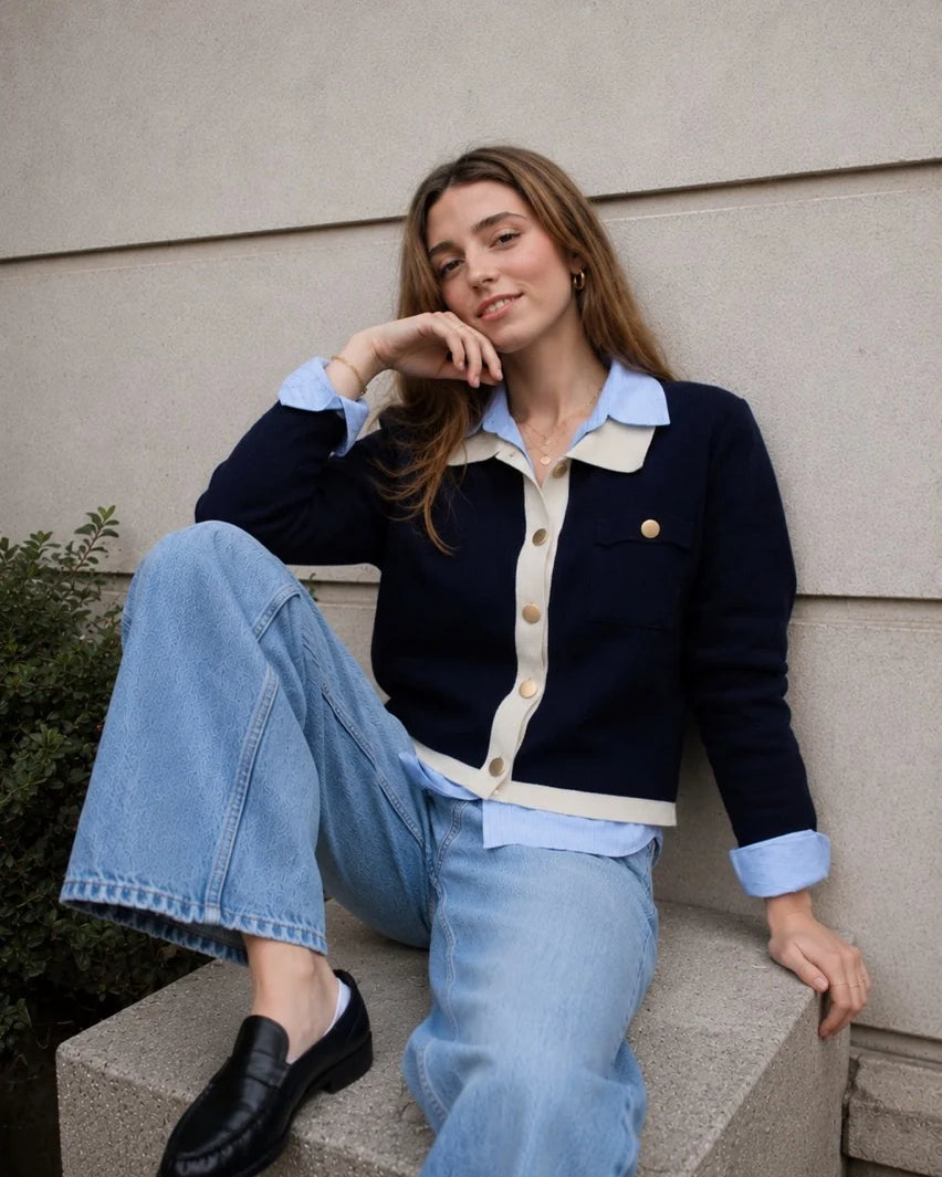 Chaqueta Stina Azul